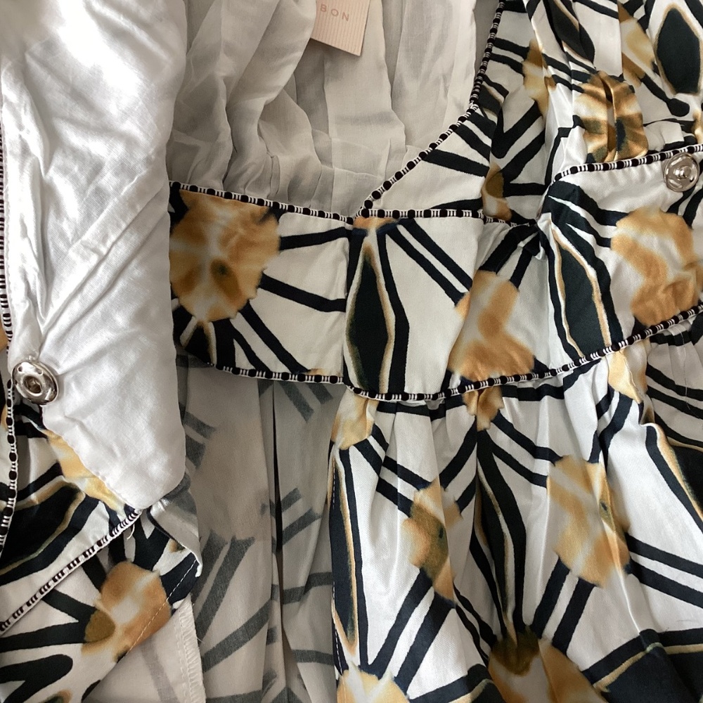 CIEBON Esthella Cotton Maxi Wrap Dress, size M - Picture 12 of 16